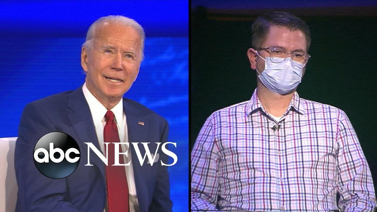 Joe Biden pressed on his reluctance to give firm answer on expanding the court l ABC News Town Hall