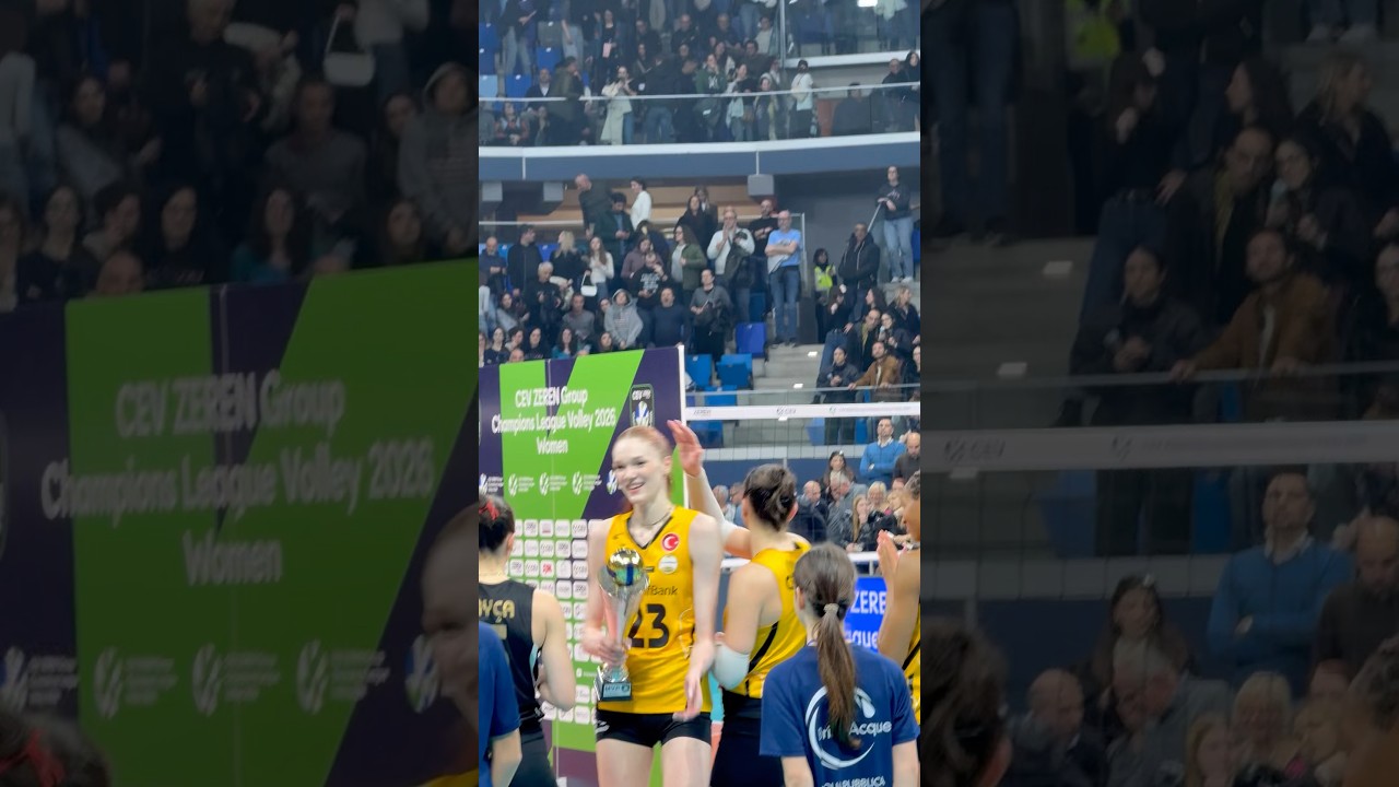 🤩 MVP: Marina Markova! ✨ #volleyball #voleybol #vakıfbank