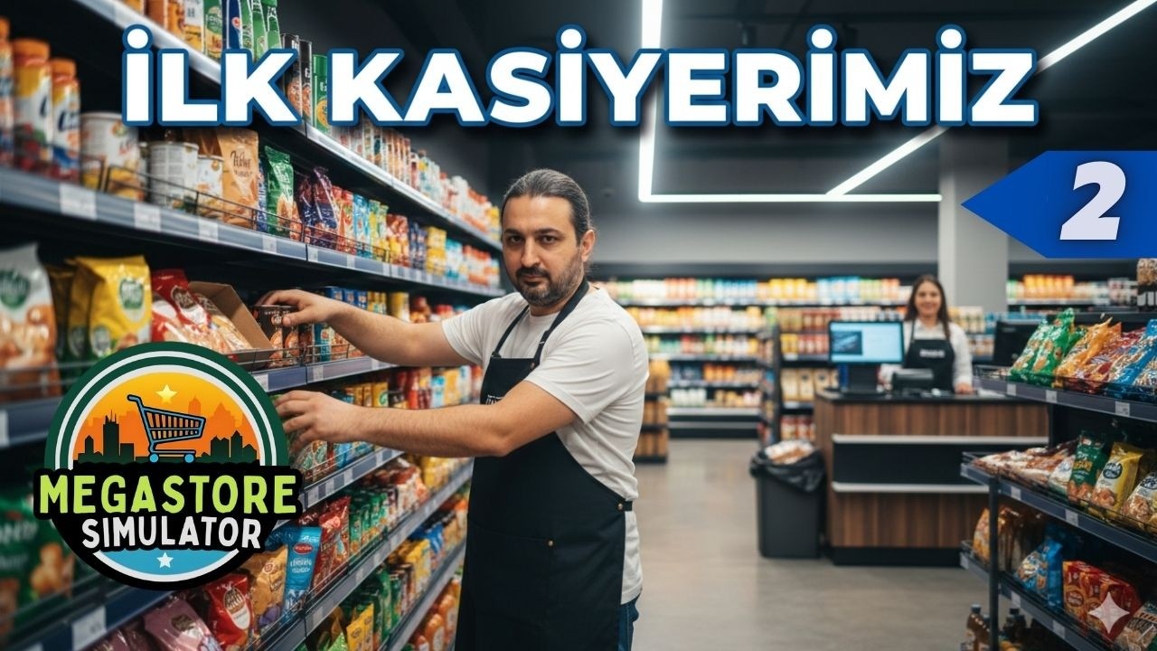 Süpermarketimiz Gelişiyor Kasiyer İşe Aldım ! | Megastore Simulator Türkçe Bölüm 2
