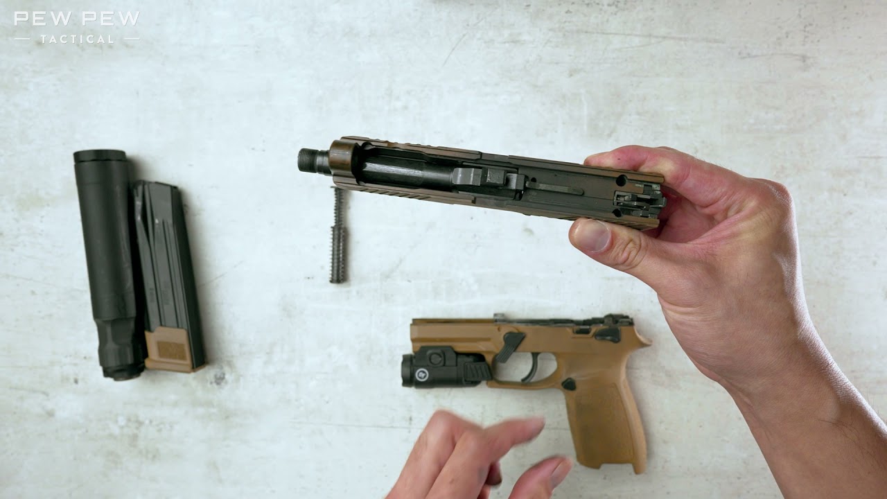 Полевая сборка Sig Sauer P320 (M18): разборка и сборка