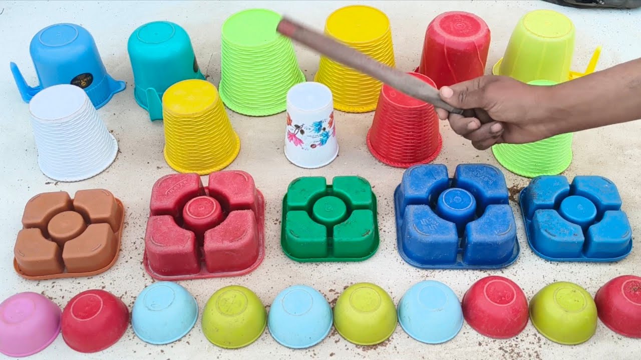 🫰🏻Satisfying ASMR Video | Diy Amazing Multiple Tube Sand Cake Designs with Kitchen Tools in Cup Cake