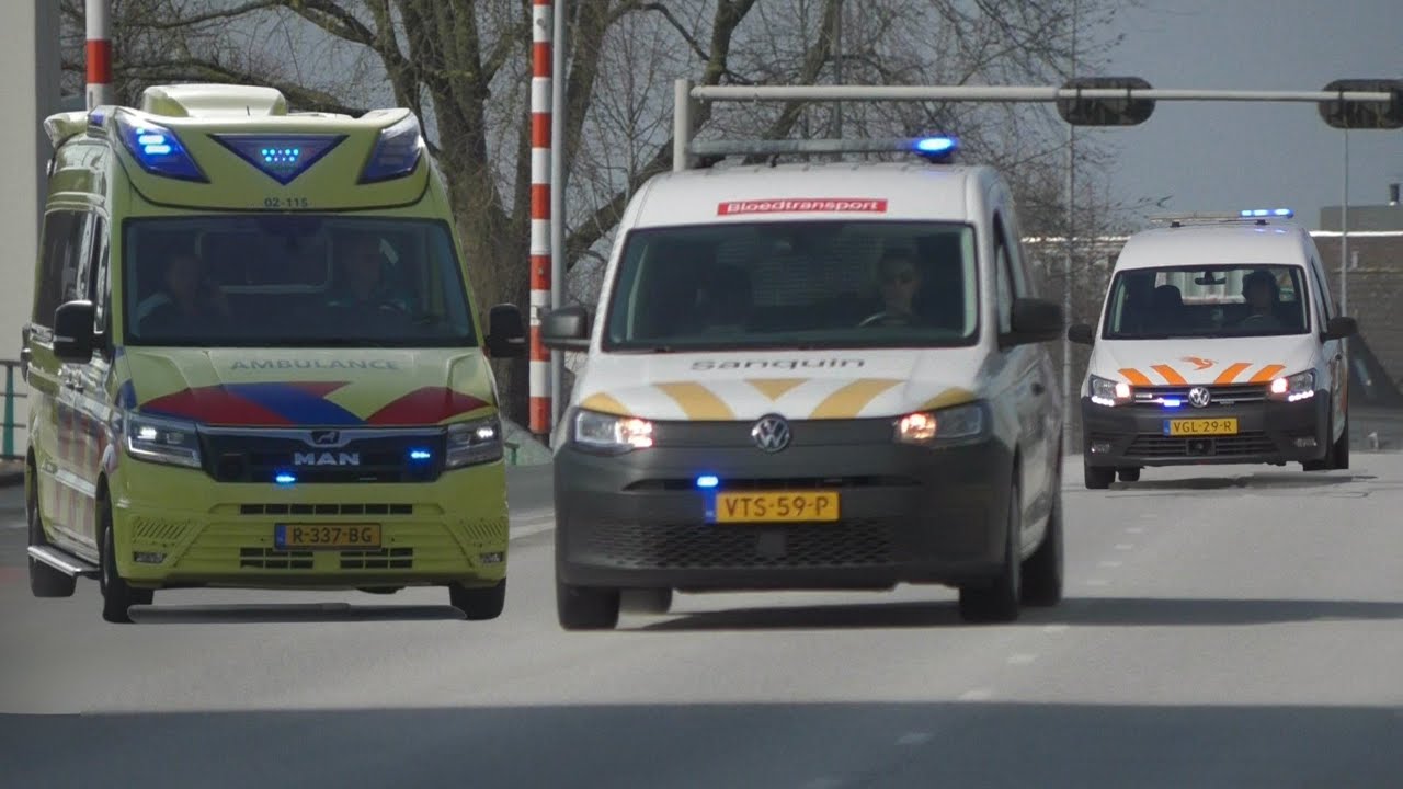 Brandweer, Politie, Sanquin & Ambulance’s met spoed in Groningen!