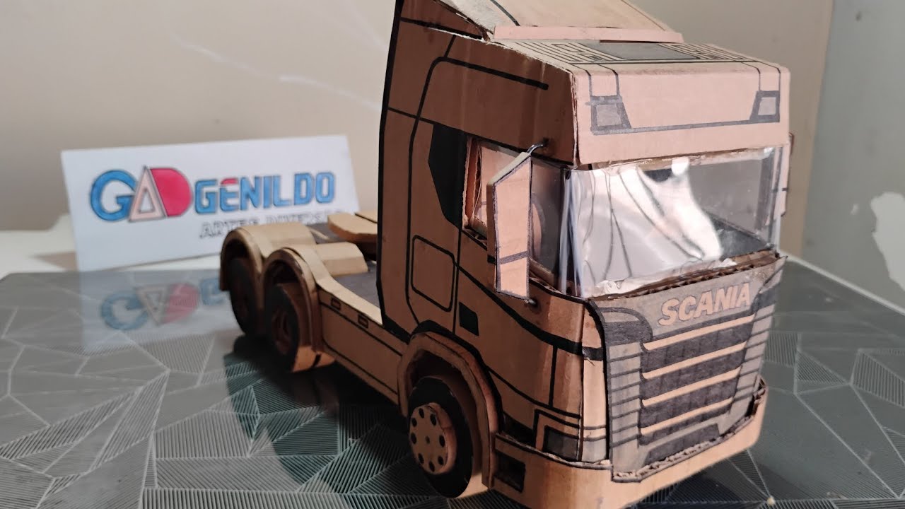 Как сделать грузовик Scania 2024