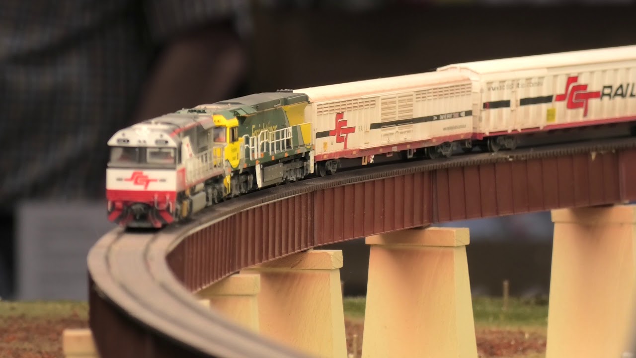 Murray River Bridge HO Scale Model Railway