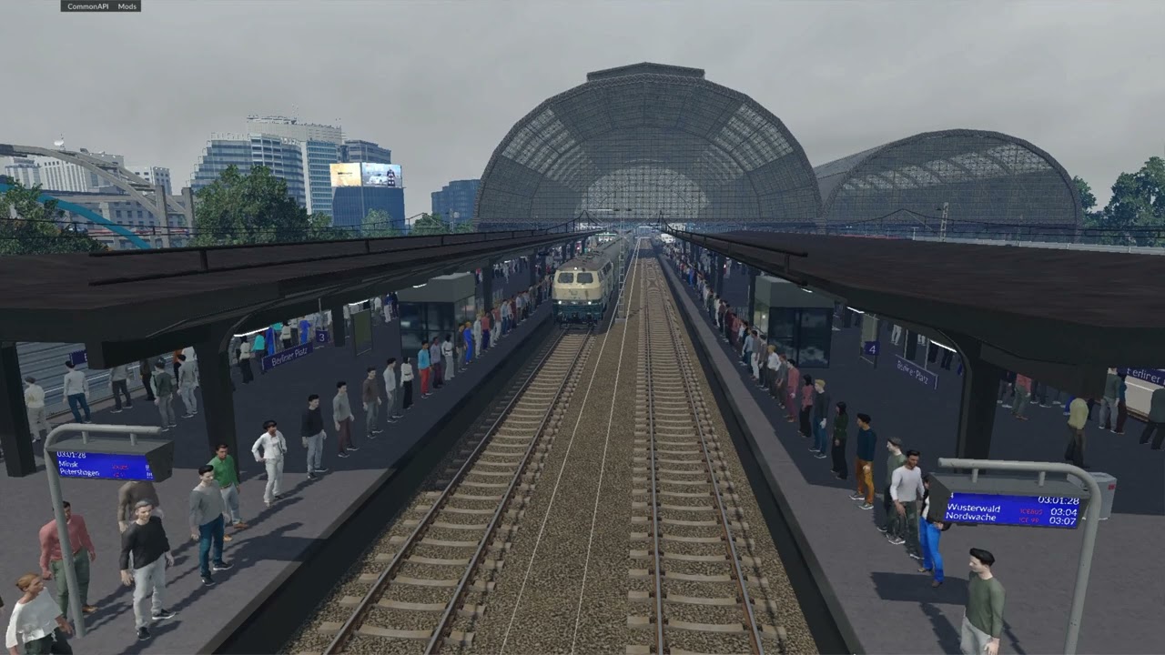 TpF2 Berliner Platz Bahnverkehr