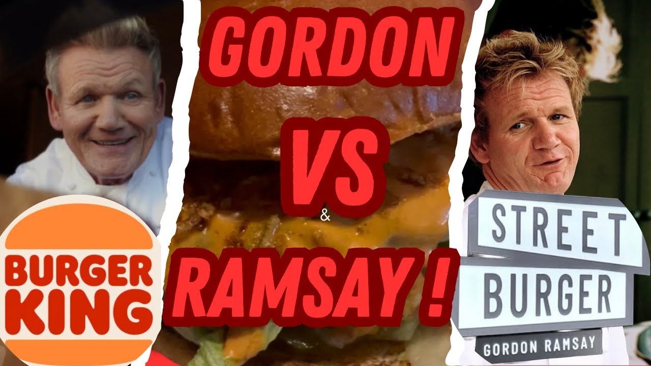 Battle of the Gordon Ramsay Burgers! 🍔The Wagyu by Burger King vs Gordon Ramsay&rsquo;s Street Burger!