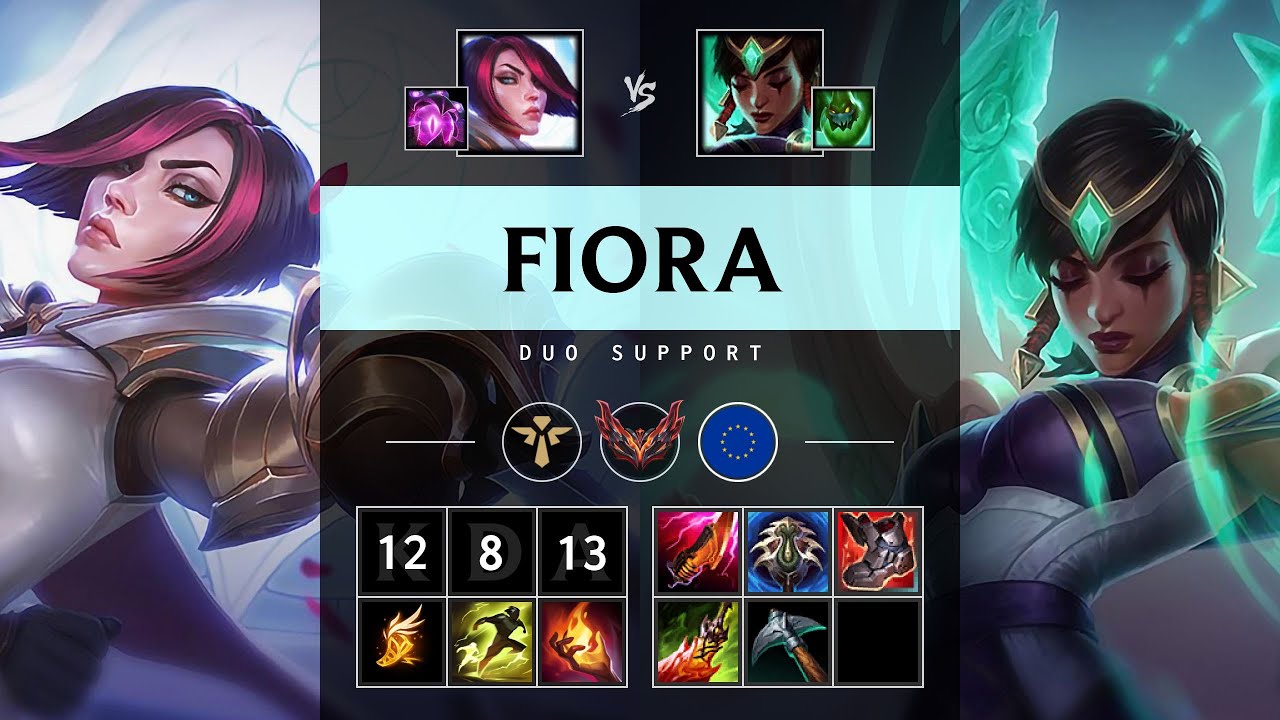 Fiora Support vs Karma - EUW Grandmaster Patch 25.20