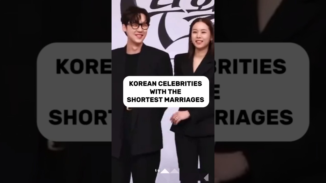 💔 Korean Celebs Whose Marriages Ended Shockingly Fast ⏳ 