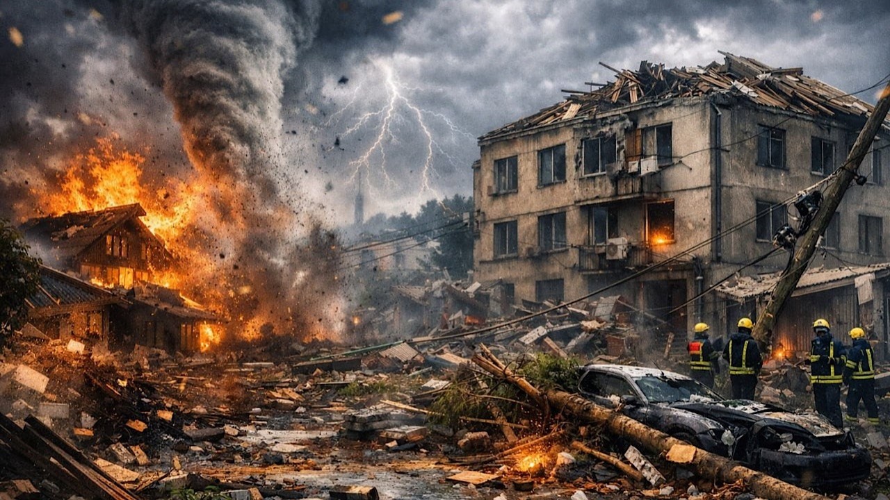 Europe is suffering! Historic tornado in Lithuania