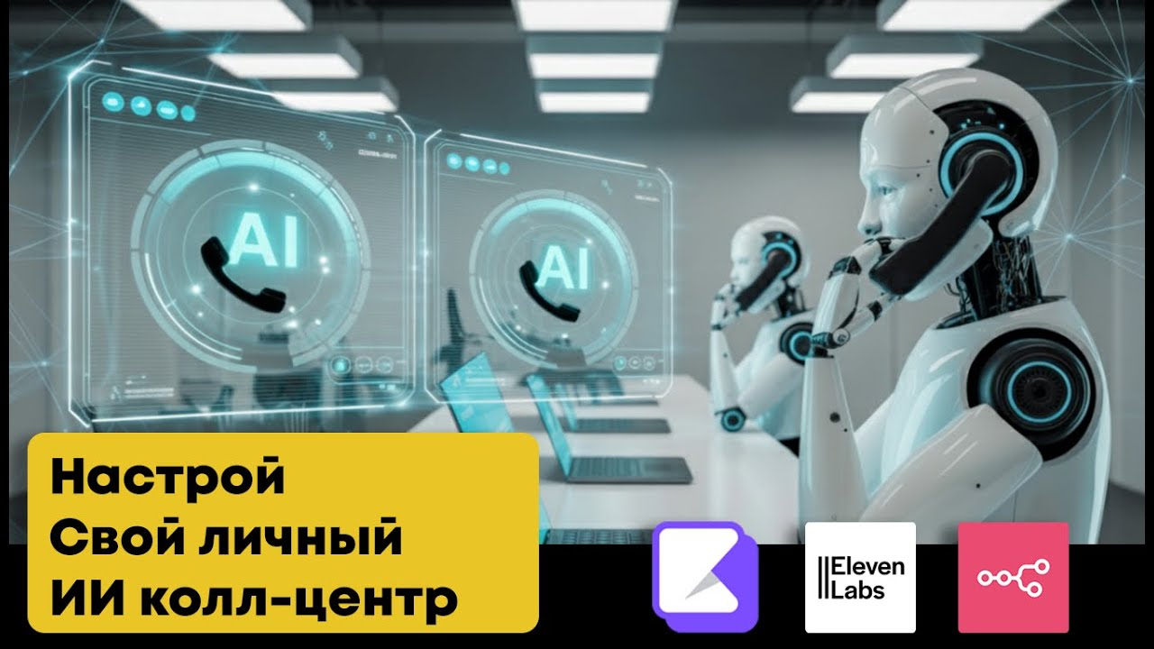 Как подключить ИИ к звонкам в 2025. Колл центр на автопилоте и n8n