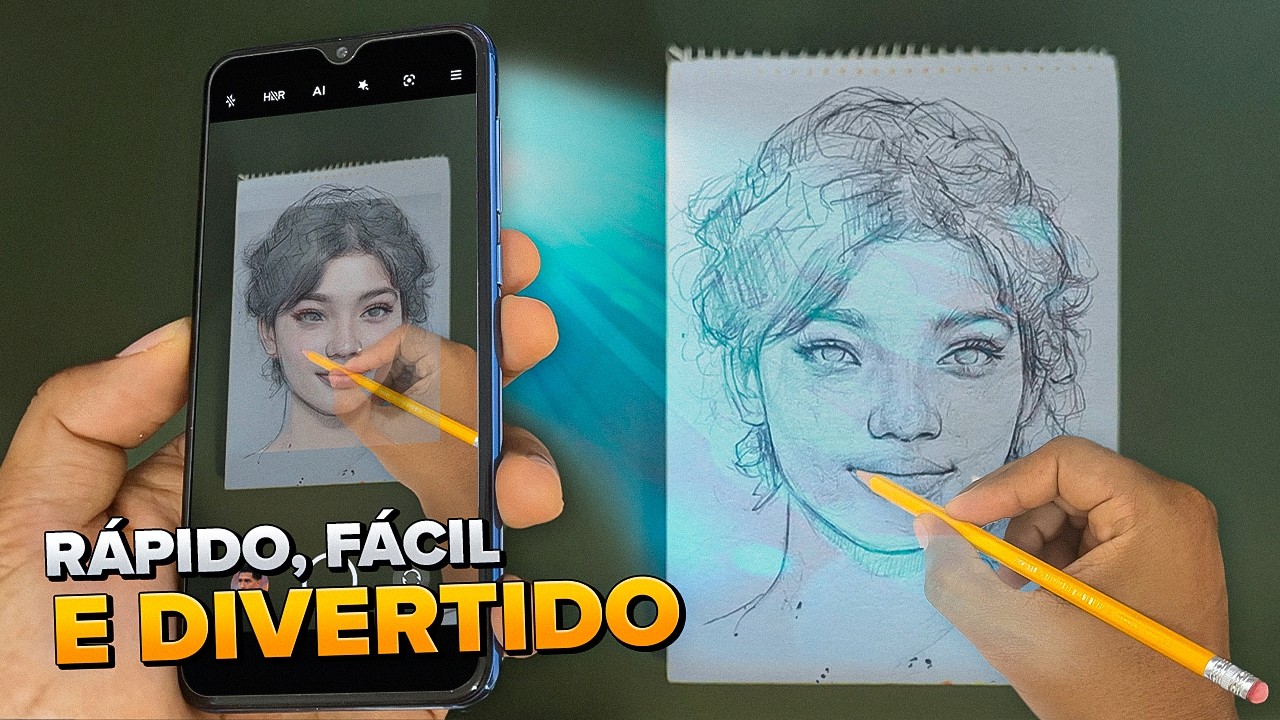 Como Fazer Um Desenho no Papel sem ser PROFISSIONAL