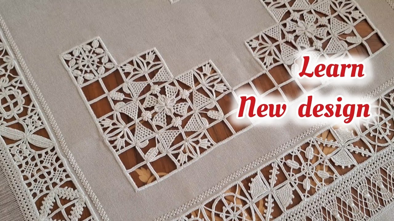 Magic needlework design 🤩 : learn hand embroidery tutorial step by step 