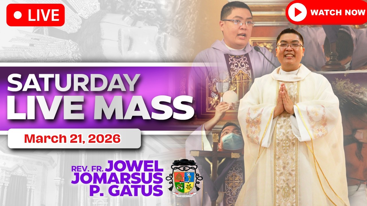 HEALING FILIPINO LIVE MASS TODAY ONLINE *MARCH 21, 2026* FR. JOWEL JOMARSUS GATUS
