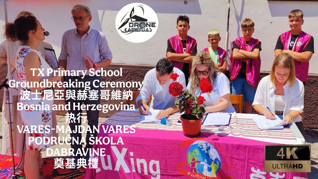 TX Primary School Groundbreaking Ceremony Bosnia & Herzegovina VARE&Scaron; - &Scaron;KOLA DABRAVINE 4K #subscribe
