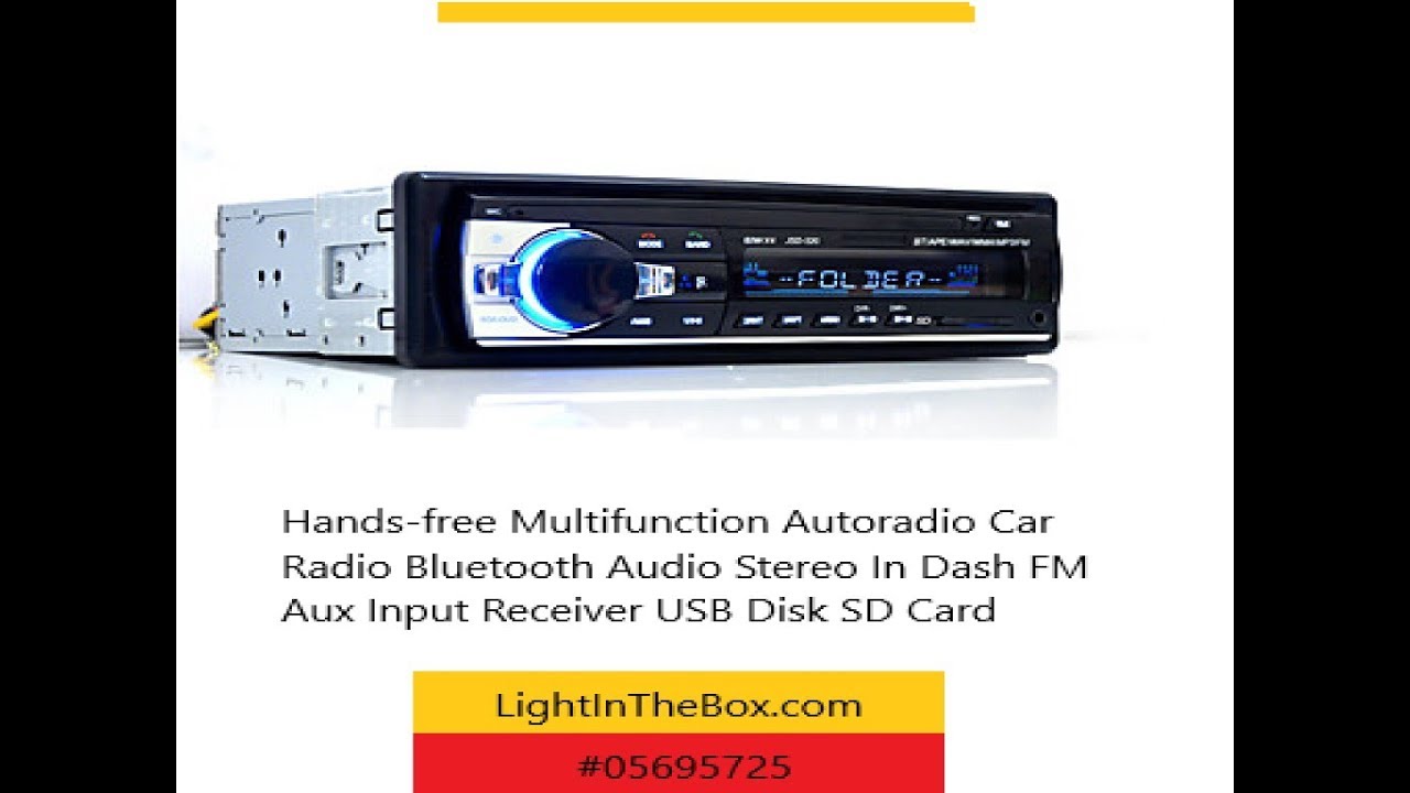 JSD-520 CAR MP3 PLAYER WITH USB/SD PORT 60WX4 install 1996 Chevy S10 LS