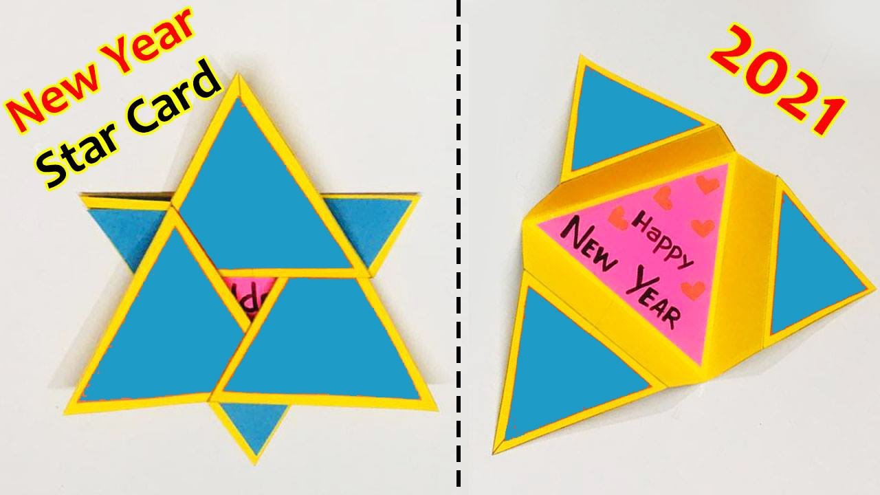 How to Make New Year Card 2021 | Happy New Year Card | Greeting Cards Latest Design Handmade | #378