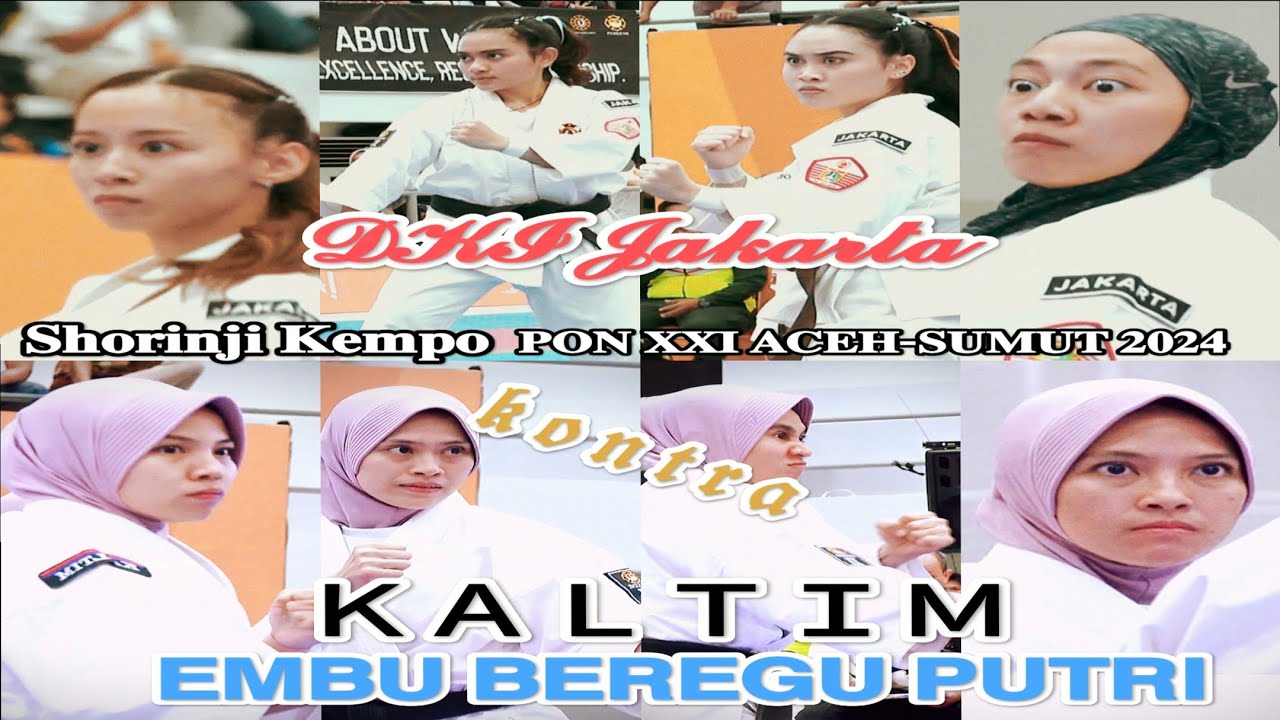 PON 2024 DKI Jakarta vs KALTIM Shorinji Kempo Embu Beregu Putri