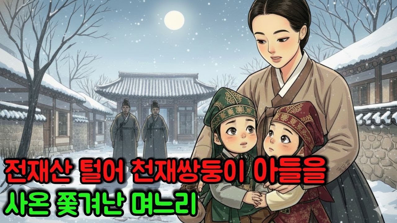 전재산을 털어 천재쌍둥이 아들을 사온 쫓겨난 l 며느리 야담 민담 옛날이야기 전설  사연 수면동화