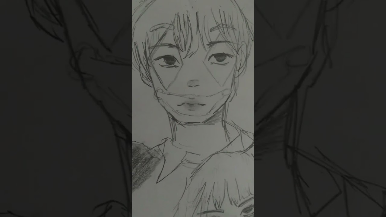 soobie drawing〰︎٭˚🖍.#drawing #soobin #txt #clown #sketch #art ୭୧ ෆ ᭝ : *🌱