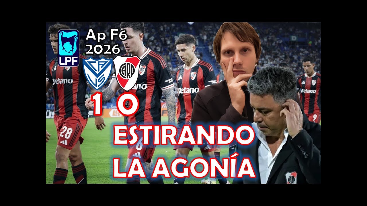 &iquest;Se va Gallardo o Estiramos la Agon&iacute;a? Catarsis post V&eacute;lez 1 - River 0