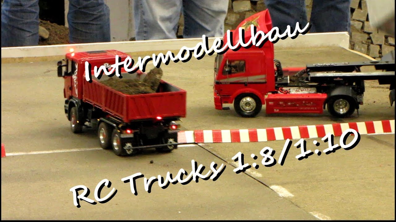 Intermodellbau 2011 in Dortmund RC-Trucks 1:10 and 1:8 RC Truckaction pur