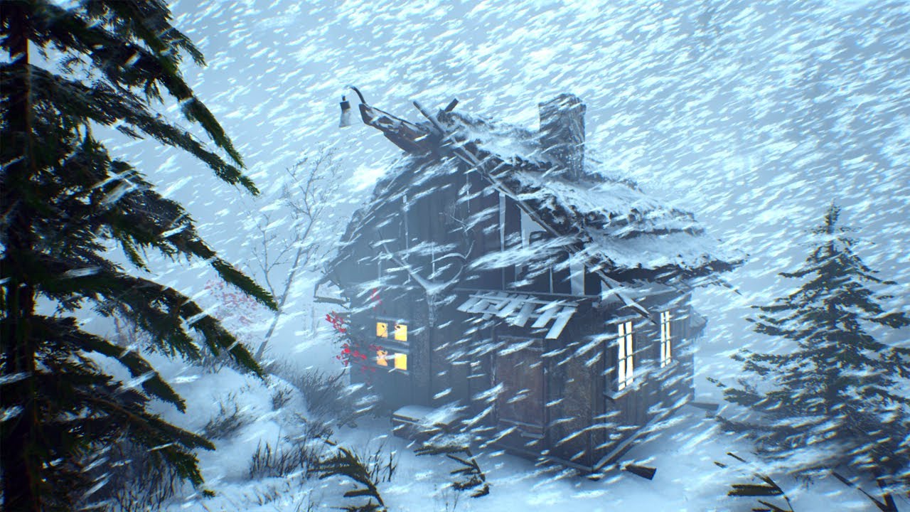 HEAVY SNOW STORM & Snowstorm Sounds for Sleeping. Snow storm Ambience & Snow sounds #asmr