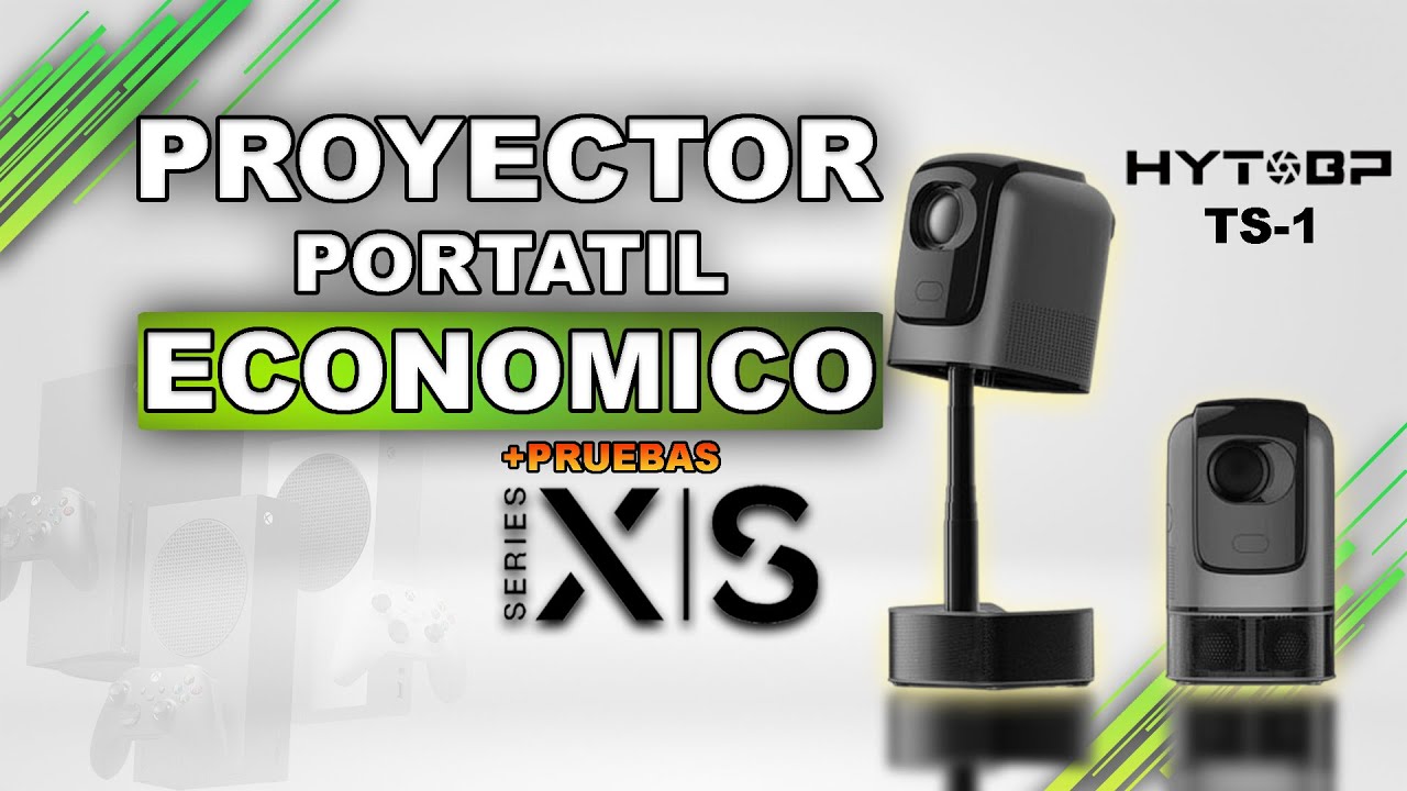 PROYECTOR ANDROID ECONOMICO HYTOBP+TS 1 | PRUEBAS EN XBOX SERIES