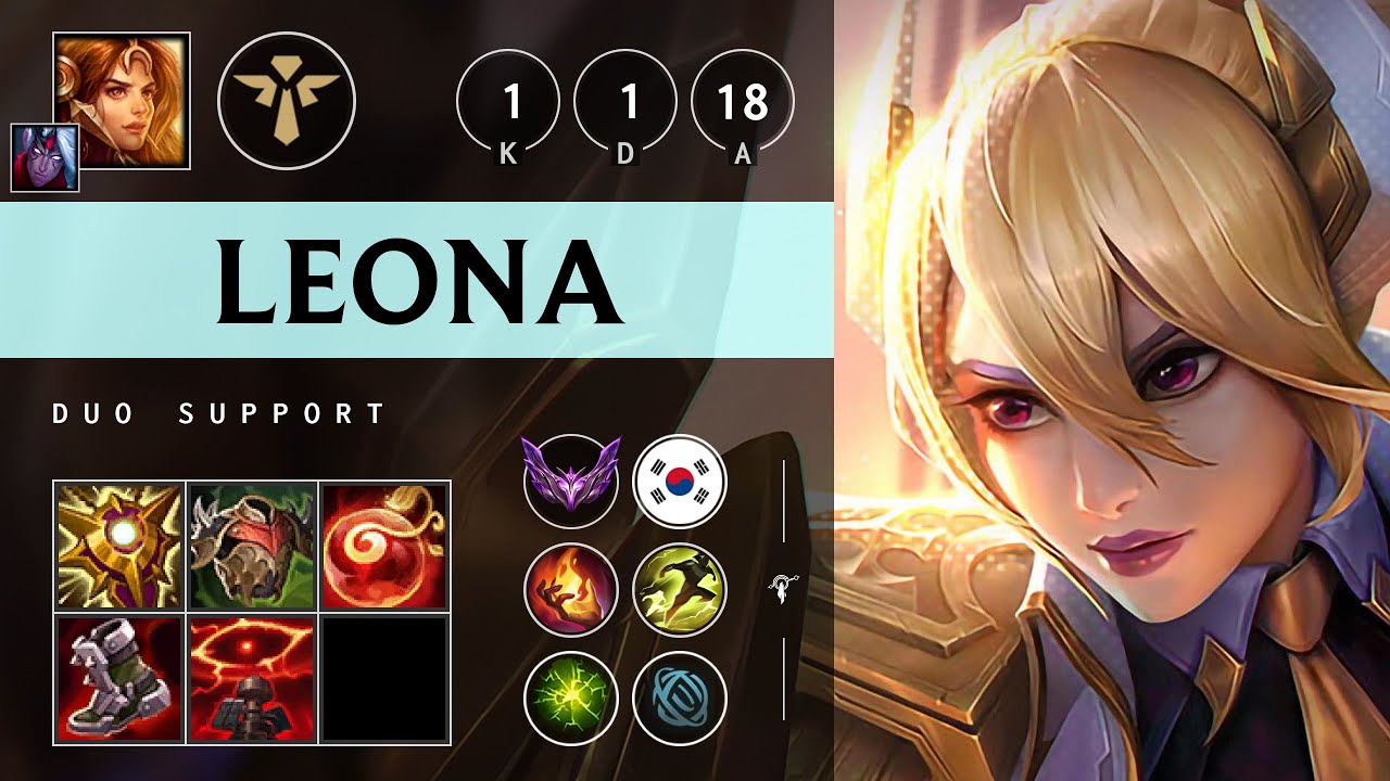 Leona Support vs Bard - KR Master Patch 25.10