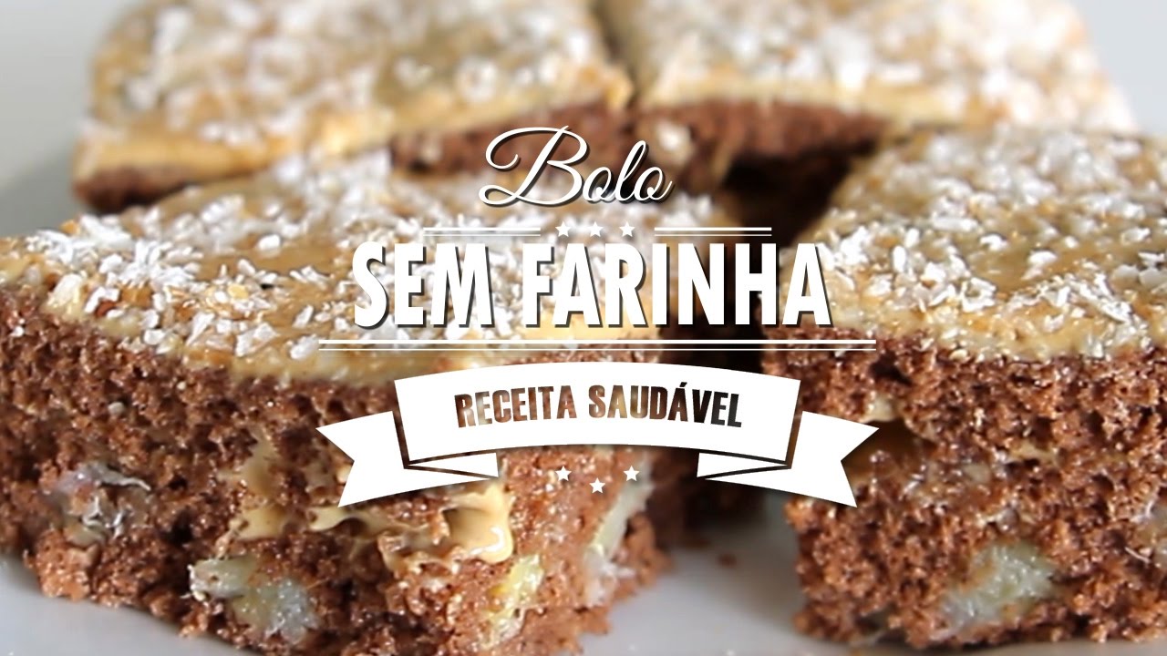 BOLO SEM FARINHA | Mamãe Vida Saudável