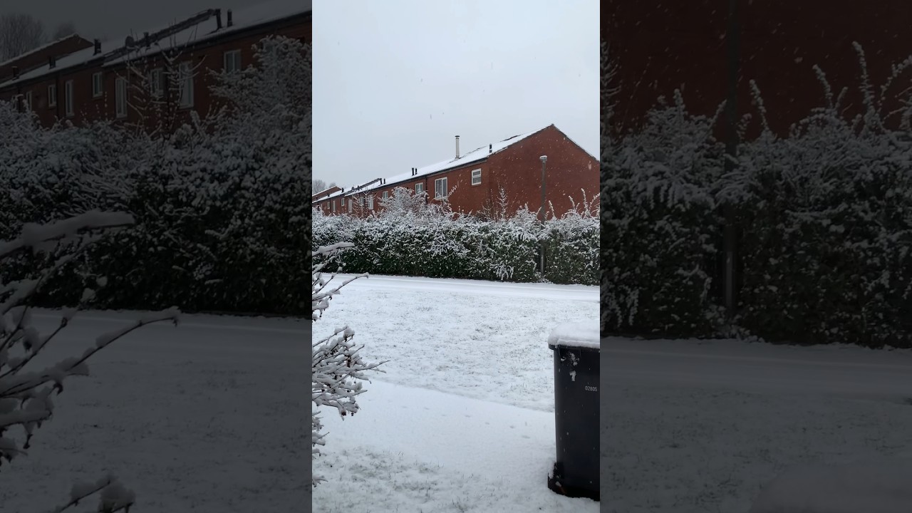 First Snow in the UK 2024! #Shorts