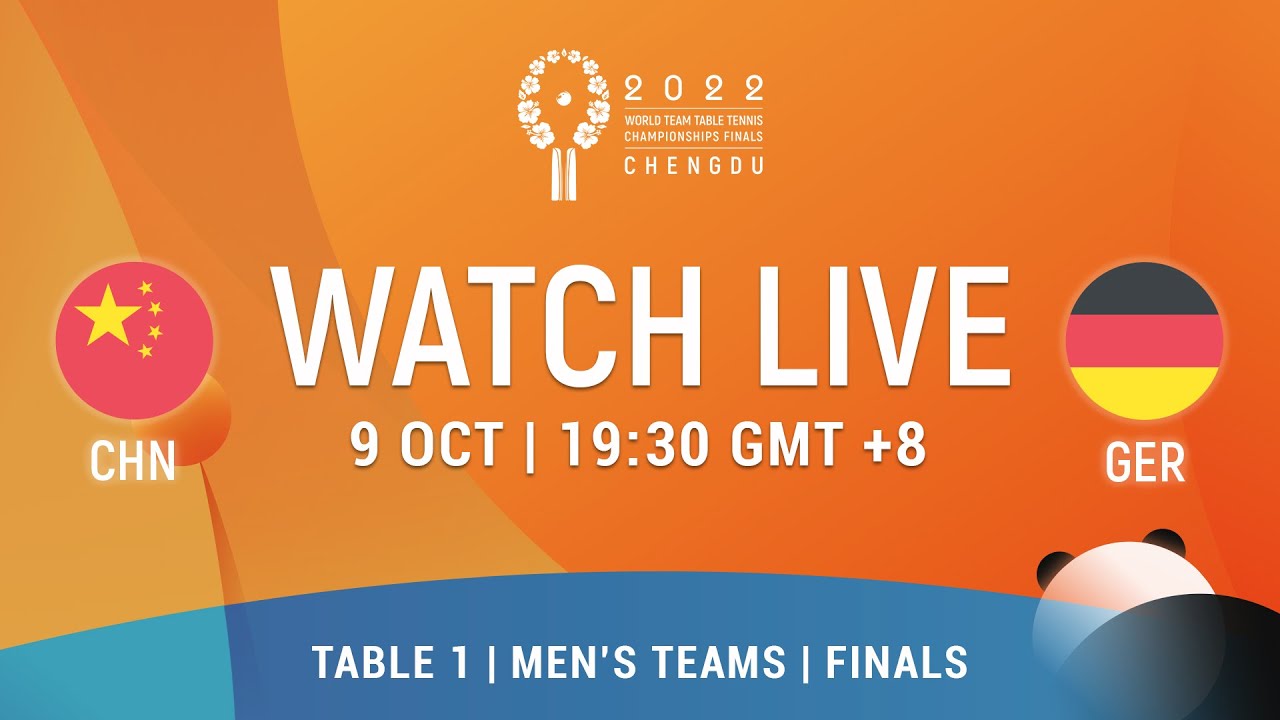 LIVE! | T1 | CHN vs GER | Finals | MT | 2022 World Team Championships Finals Chengdu