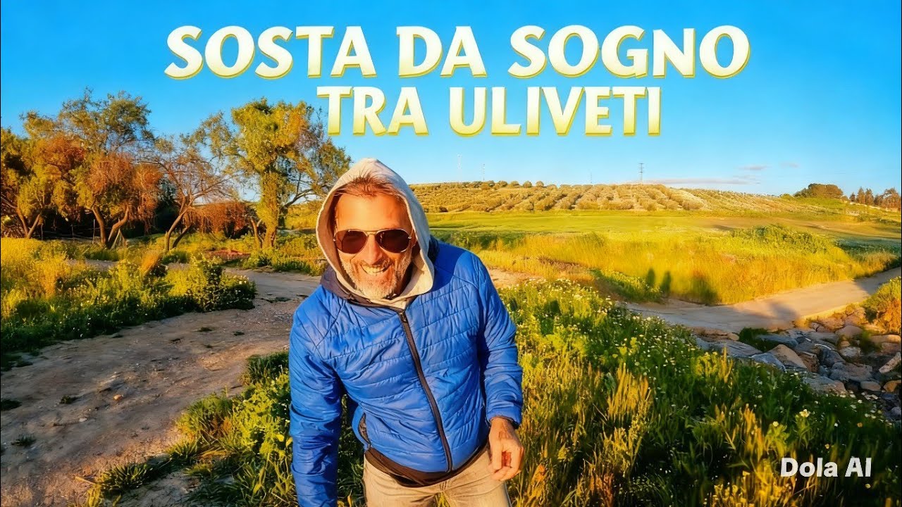 🇪🇦 Camper in SPAGNA: Sosta da Sogno - Uliveti e Centro! 