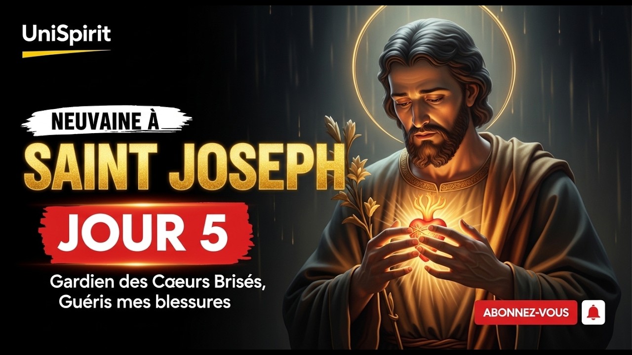 Neuvaine à Saint Joseph — Jour 5 : Gardien des Cœurs Brisés, Guéris mes Blessures