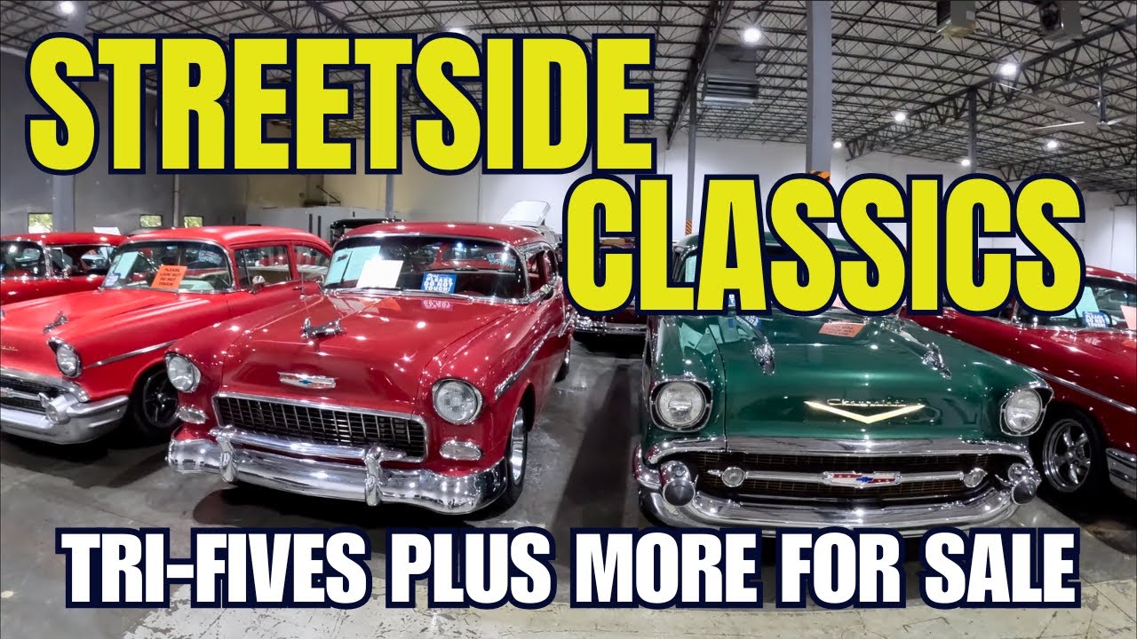 STREETSIDE CLASSICS CARS TRI-FIVES FOR SALE ATLANTA SHOWROOM AND INVENTORY