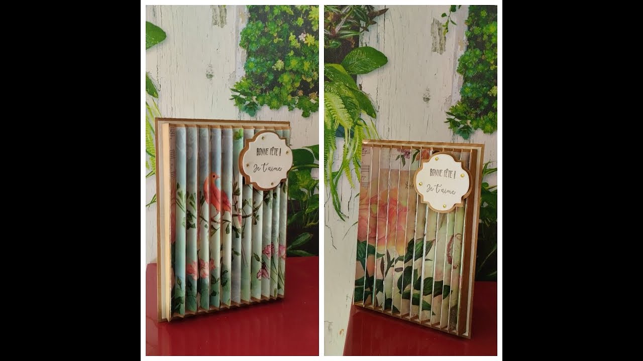 Tuto scrap  - Carte magique à 2 images pour la fête des Mères 😀