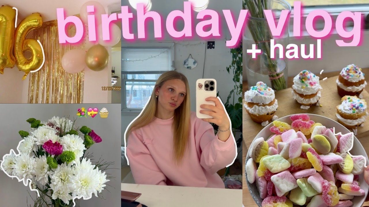 Видеоблог и обзор покупок ко 16-летию 💝