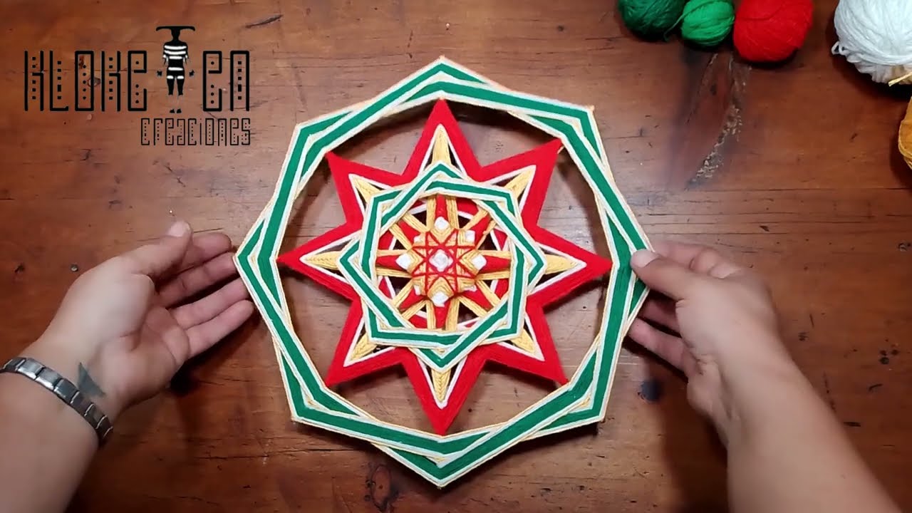 🎄СУПЕР ПРОСТАЯ ткань МАНДАЛА!! ✨ РОЖДЕСТВО: 8 советов для начинающих