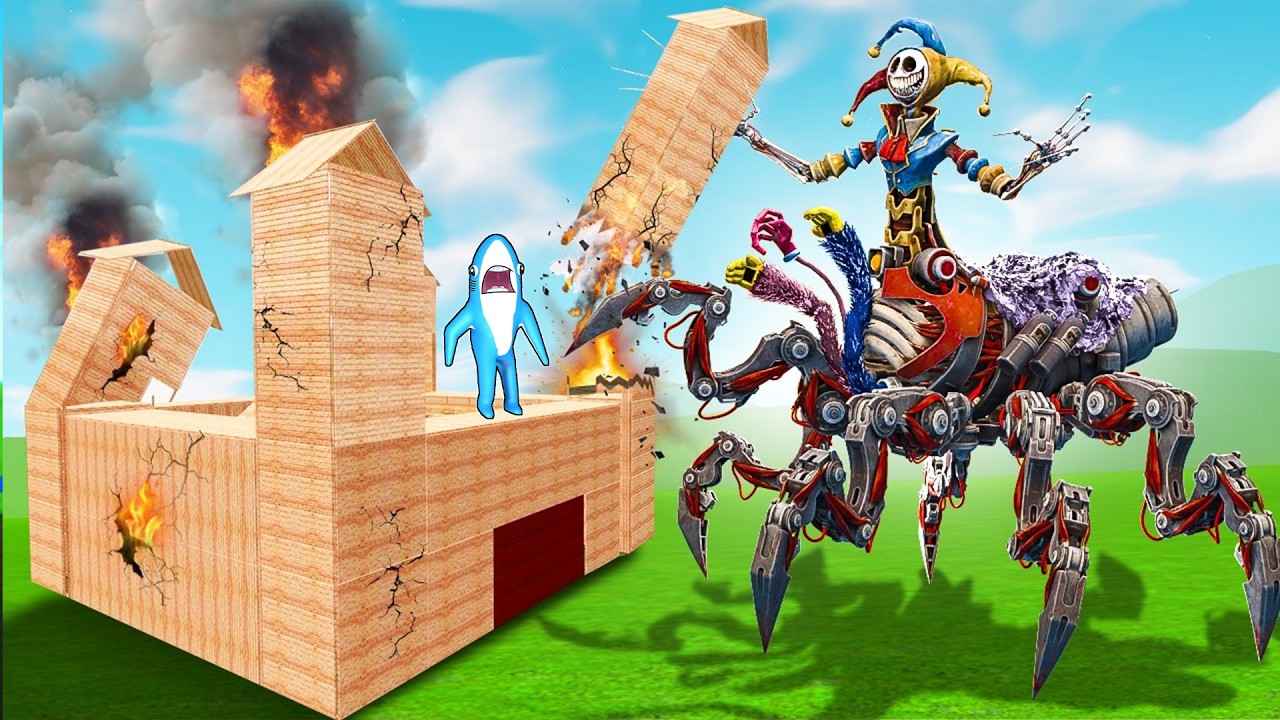 PROTOTIPUL POPPY PLAYTIME 5 VS CASELE DE LEMN ALE LUI DRACULASS! CINE ESTE MAI REZISTENT?! *EPIC*