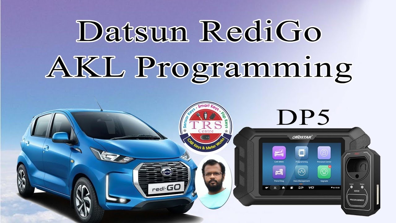 Datsun Redi-Go AKL or ADD Key Programming by Obdstar KMD DP5