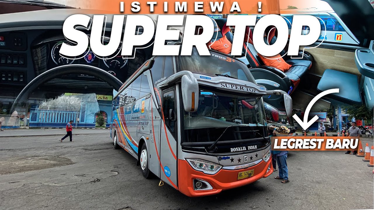 NYAMAN BANGET ! Naik Bus Rosalia Indah SUPER TOP Madiun - Jakarta.