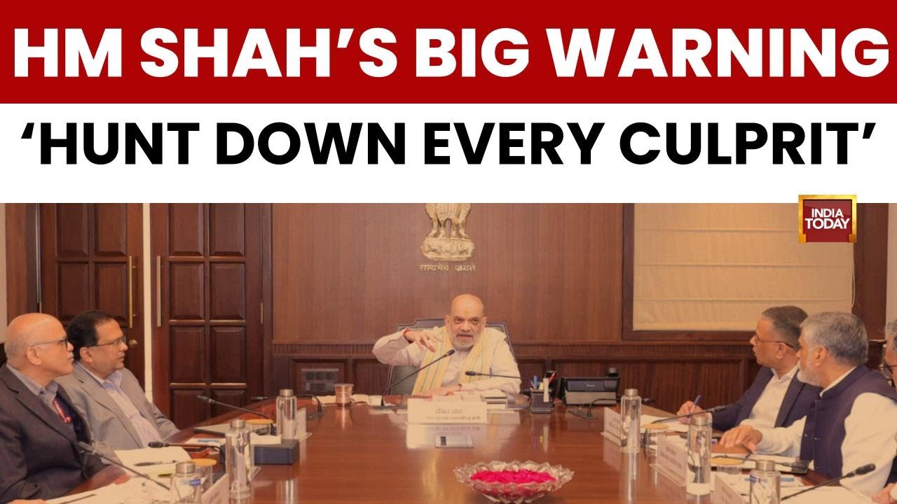 Delhi Blast: Amit Shah Chairs High-Level Meet, Vows to Hunt Down Every Culprit.