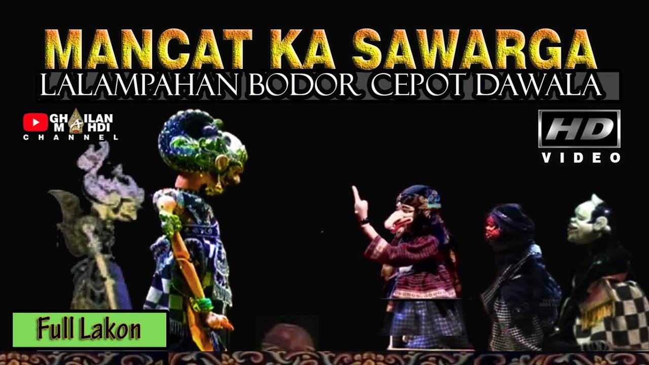 Semar Kaget !!! Dawala Rek Mancat Ka Sawarga Wayang Golek Asep Sunandar Full Lakon PIKASERIEUN PISAN