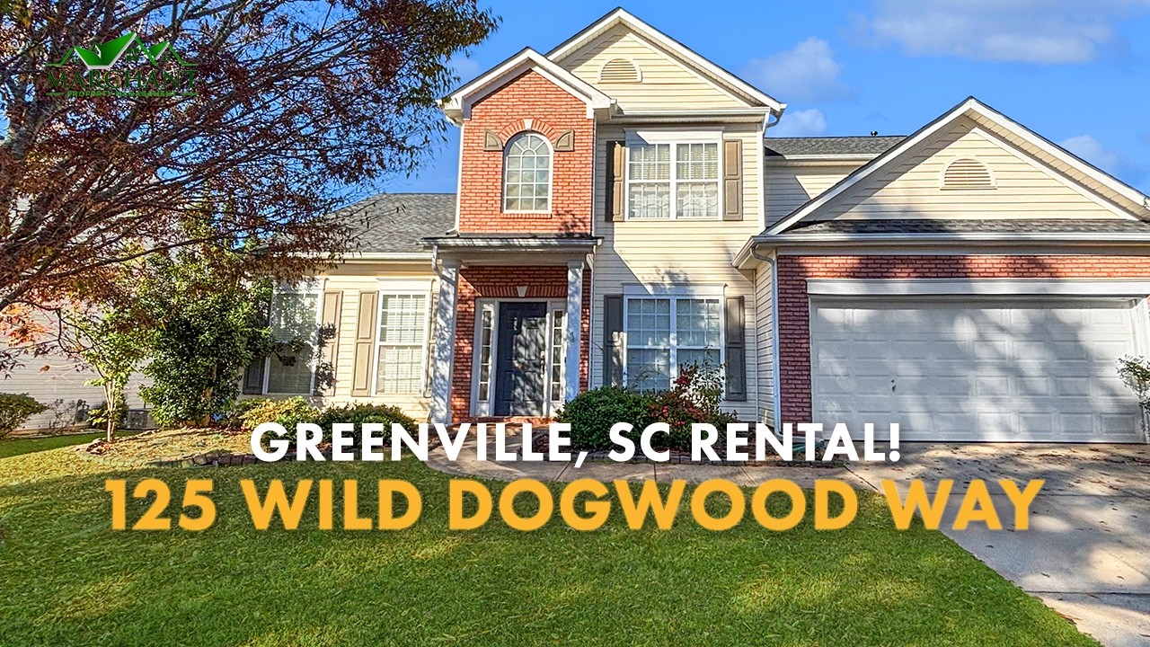 Экскурсия по дому в Гринвилле, Южная Каролина! 125 WILD DOGWOOD WAY