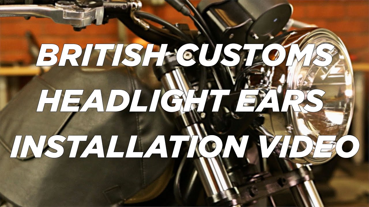 British Customs Headlight Ears Installation Video