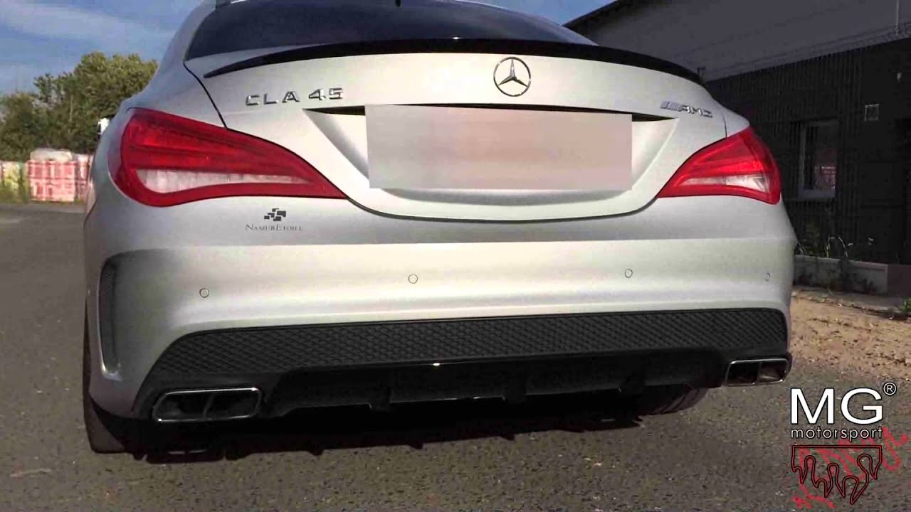 Mercedes CLA 45 AMG w/ MGmotorsport.pl exhaust