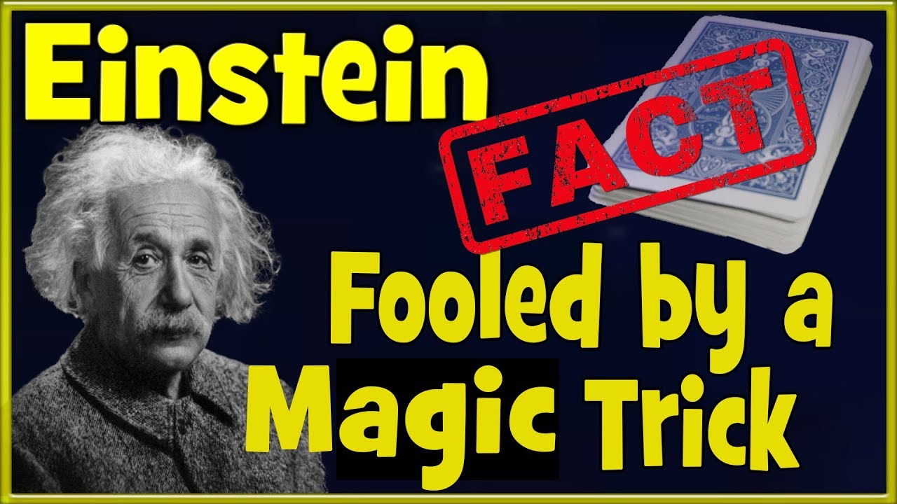 Einstein Fooled | Albert Einstein Tricked by Magic | Learn the Card Trick - Easy to Do