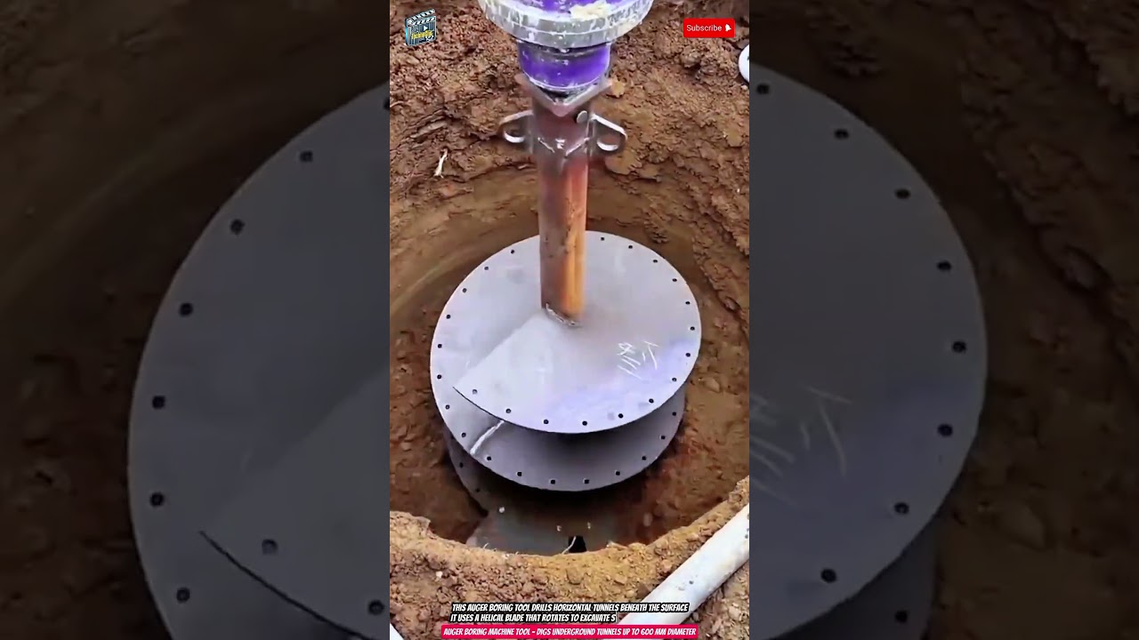 Auger Boring Machine Tool &ndash; Digs Underground Tunnels up to 600 mm Diameter