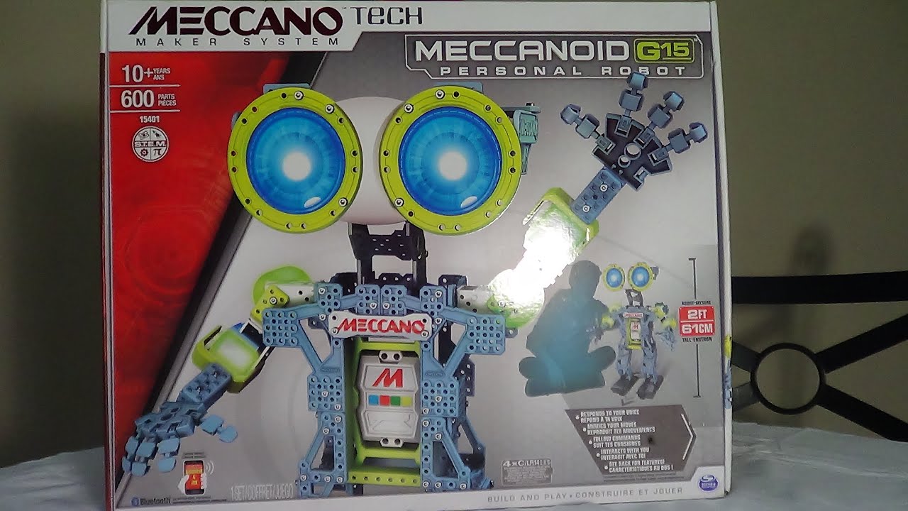 MECCANOID G15  ASSENBLY, PROGRAMMING, ACTIVATION IN SPANISH
