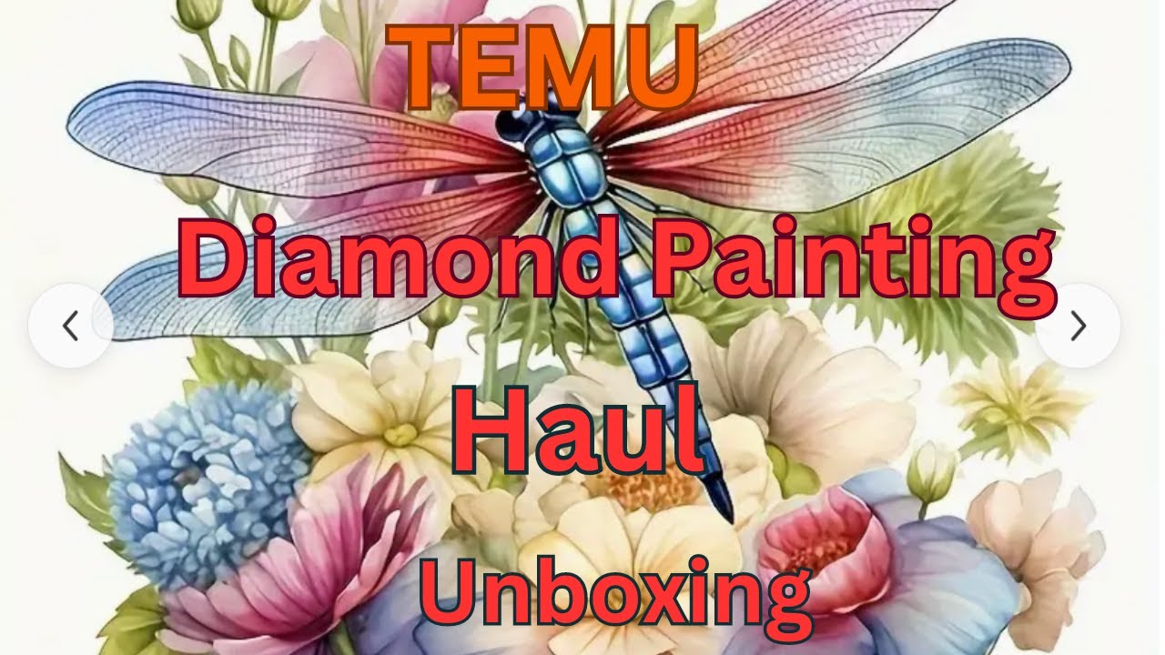 TEMU Tuesday - Diamond Paining  Haul - Unboxing - Household stuff - Diamond Art @DP_BewitchedKat