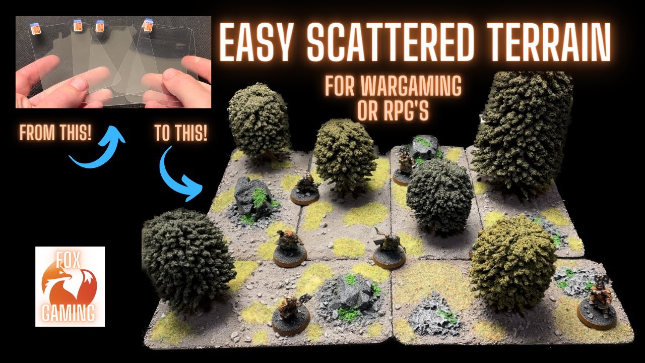 Easy scattered terrain (modular forest)